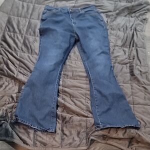 Classic Blue Flare Jeans for Women